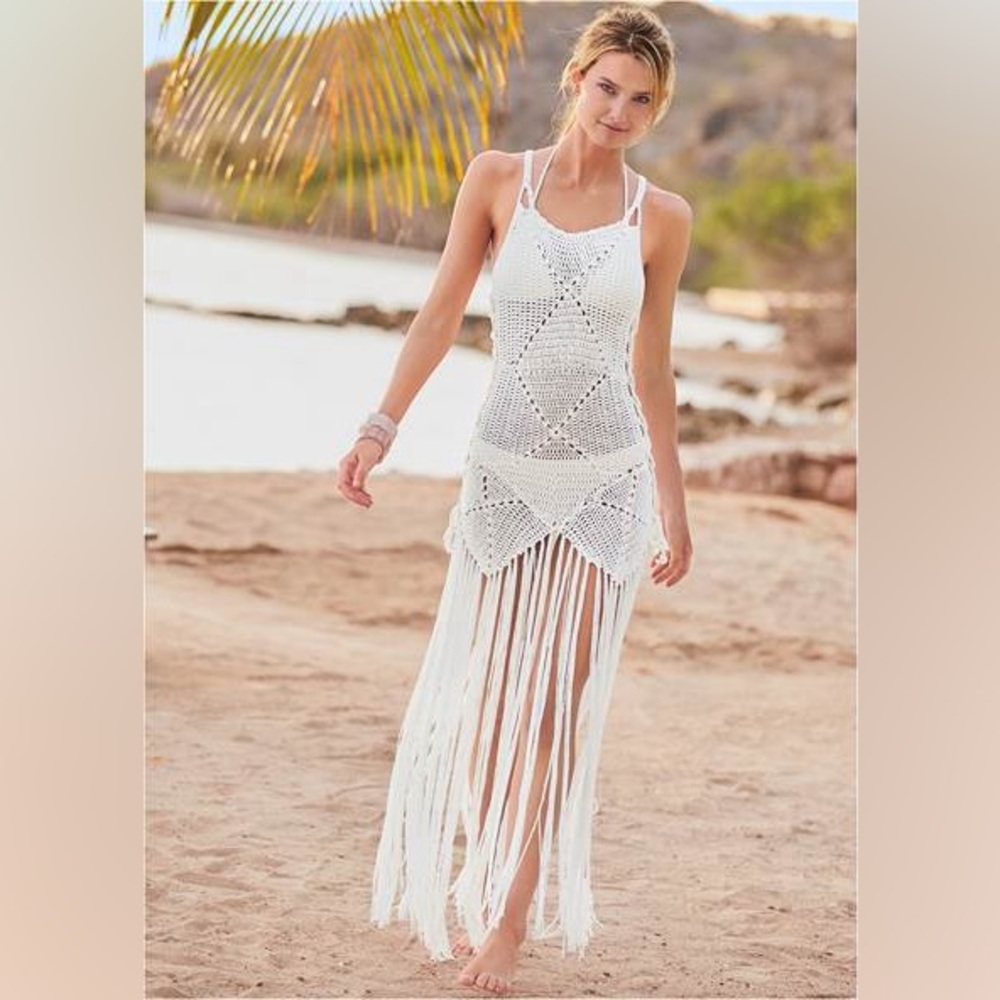 NWT ; Love Sense Crochet Cover-Up Dress